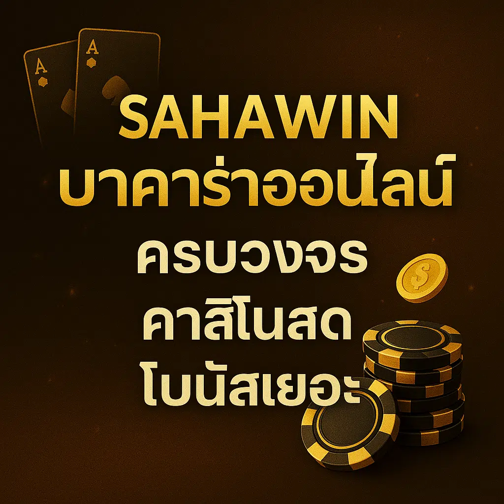 sahawin บาคาร่าออนไลน์ ครบวงจร คาสิโนสด โบนัสเยอะ