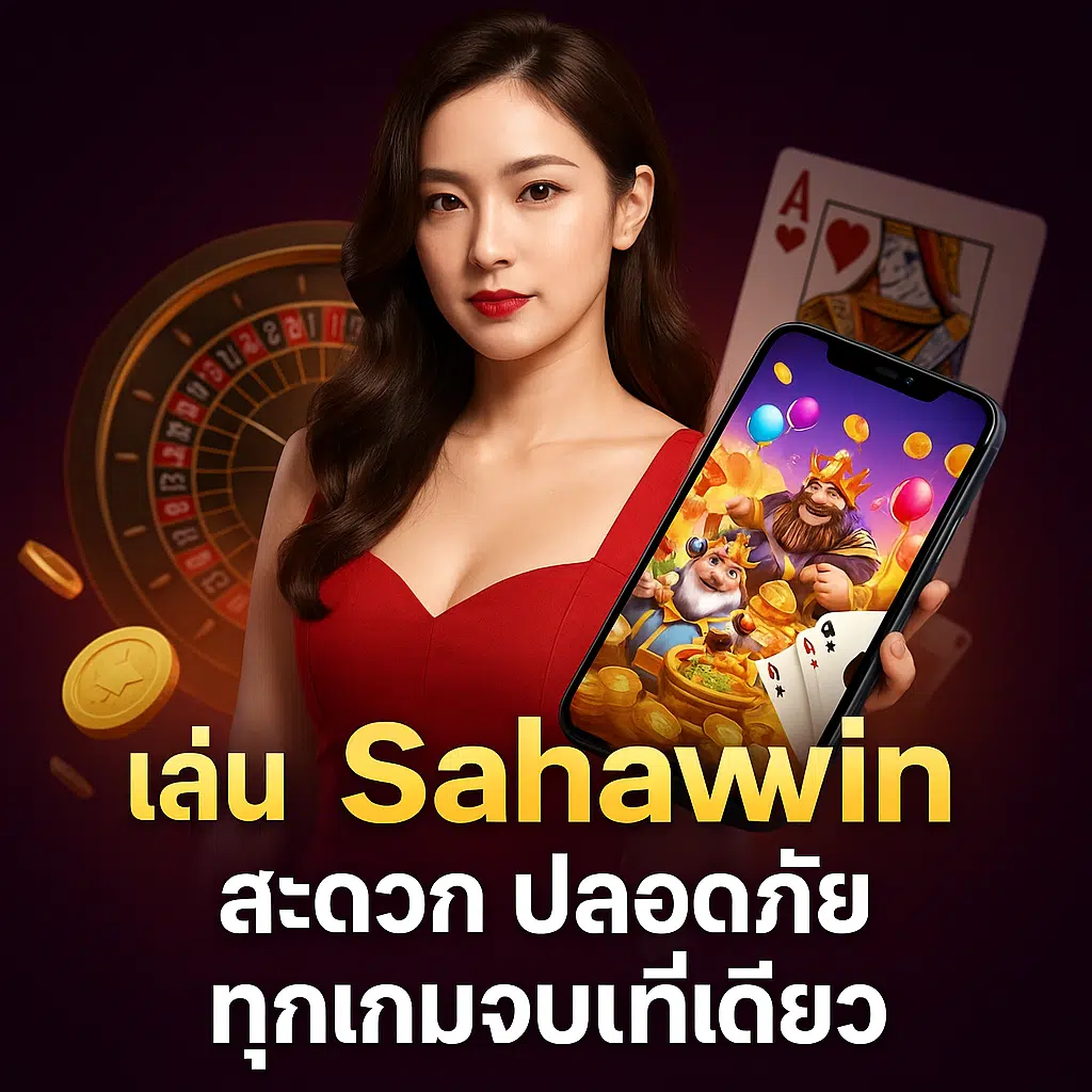 เล่น Sahawin บนมือถือ สะดวก ปลอดภัย ทุกเกมจบที่เดียว